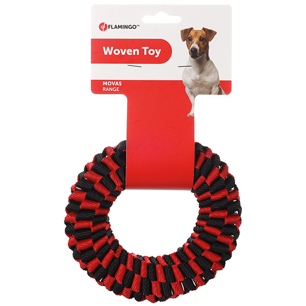 Flamingo Movas Woven Ring ФЛАМИНГО МОВАШ КОЛЬЦО плетеная игрушка для собак Киев - изображение 1