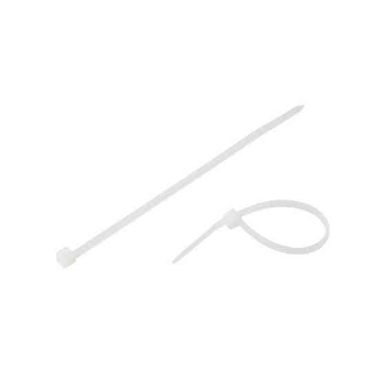 Хомут пластиковый, 2,5×100 мм, 100 шт/упак, белый INTERTOOL TC-2510 Киев