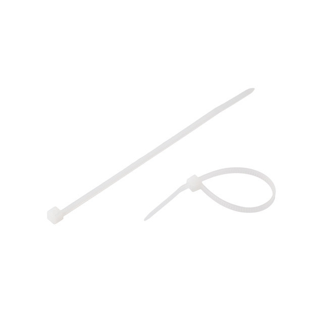 Хомут пластиковый, 2,5×100 мм, 100 шт/упак, белый INTERTOOL TC-2510 Киев - изображение 3
