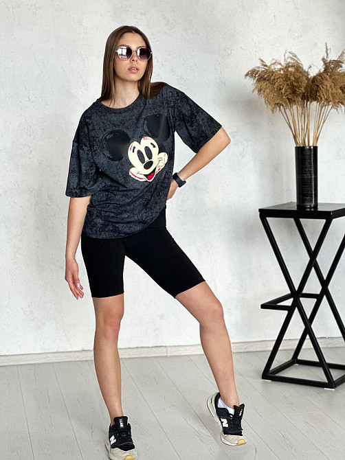 Женский спортивный комплект с шортами рубчик Winsome Киев - изображение 5