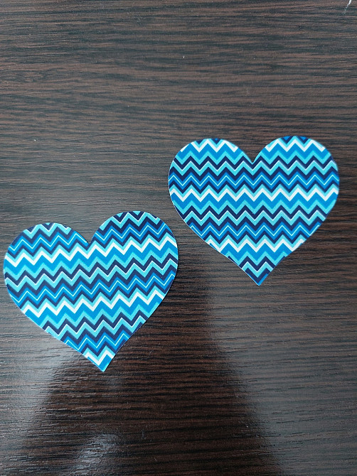 Стікіні на груди Сердечка 8 см різнобарвний Київ - фото 1