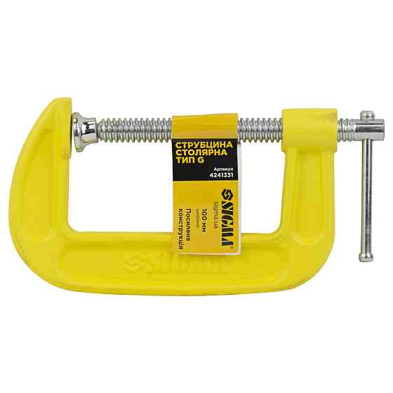 Sigma Струбцина столярная тип G 100мм SIGMA (4241331) Коломия