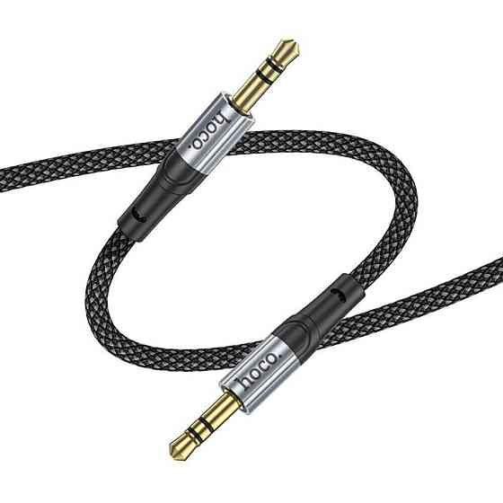 Аудiо кабель HOCO UPA26 AUX Fresh audio cable, 1m Black 6942007608800 Одеса