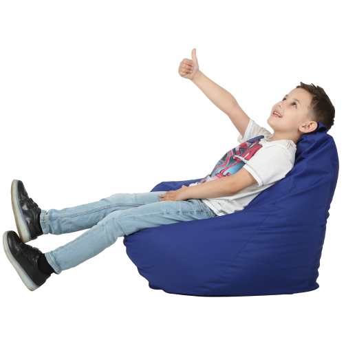 Кресло-мешок Груша Хатка средняя Синяя (подростковая) Киев - изображение 2