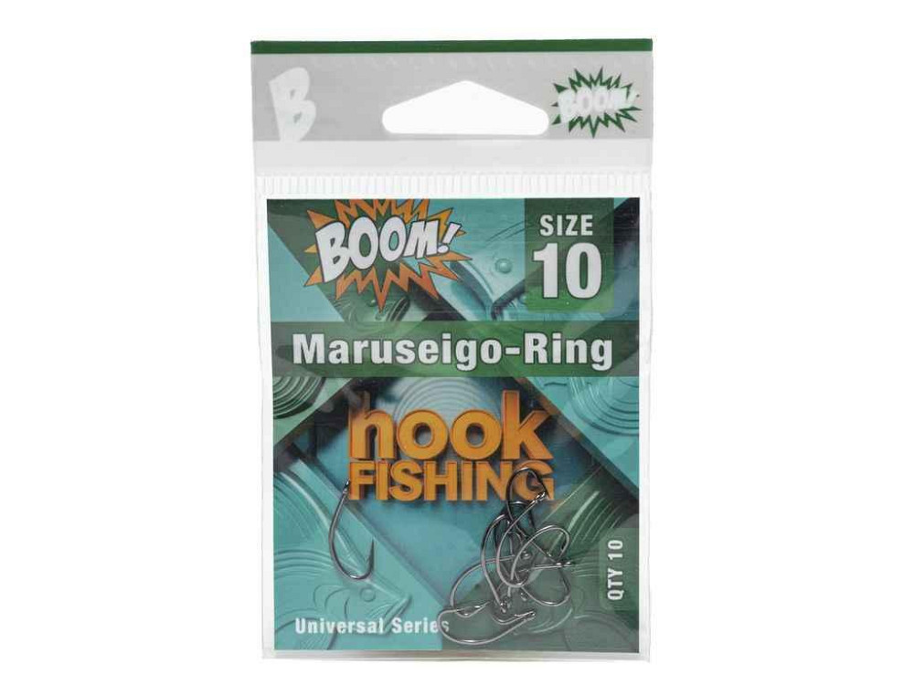 Крючок для мирной рыбы Maruseigo-Ring No10 (10 шт/уп) (BN) ТМ BOOM Киев - изображение 1