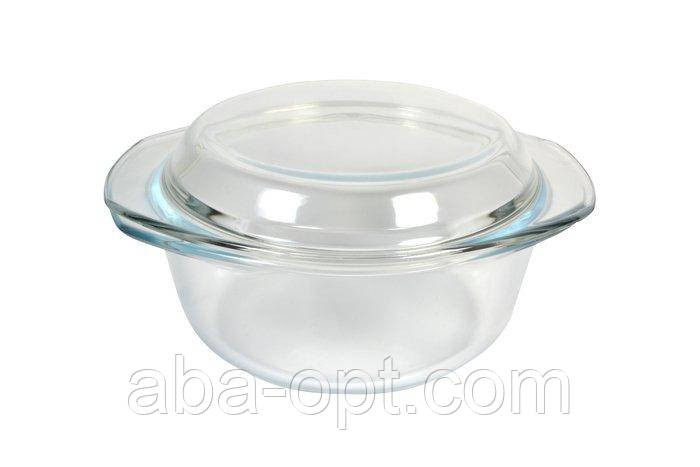 Каструля скляна жароміцна з кришкою V 1,5 л (шт) Одеса - фото 1