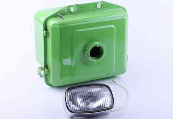 Бак топливный с фарой , выступающая горловина - Зубр мотоблок 180N Мукачево