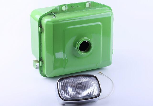 Бак топливный с фарой , выступающая горловина - Зубр мотоблок 180N Мукачево - изображение 1