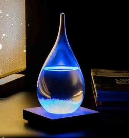 Барометры Штормгласс Капля СРЕДНЯЯ с LED подсветкой Storm glass Киев