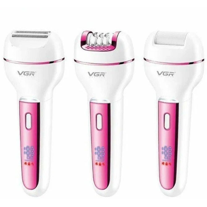 Епілятор електробритва для ніг VGR V-732, Епілятор жіночий із зарядкою від USB, Прилад для чищення ніг JY-93 Львів - фото 3