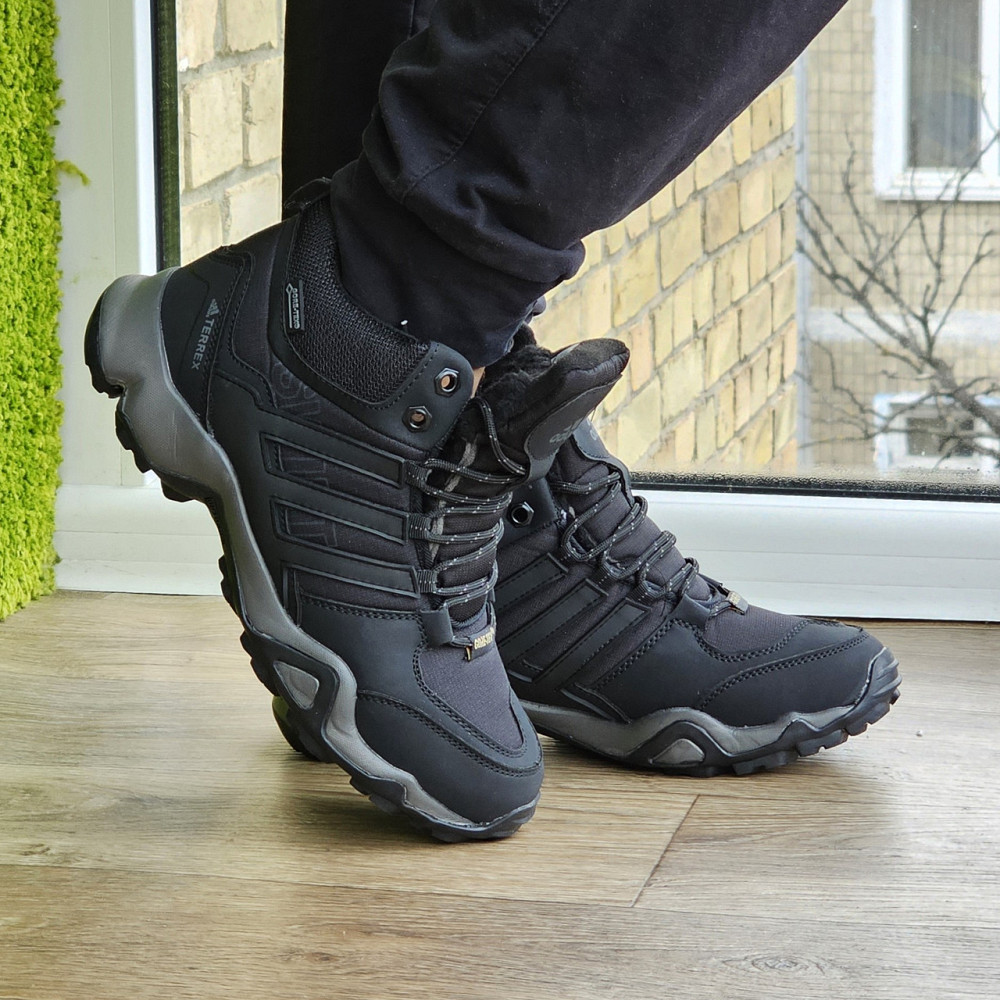 Зимові Кросівки Adidas Terrex Swift з Хутром Чорні Чоловічі Адідас Гортекс (розміри: 41,42,43,44,46) - 00-6 Дніпро - фото 5