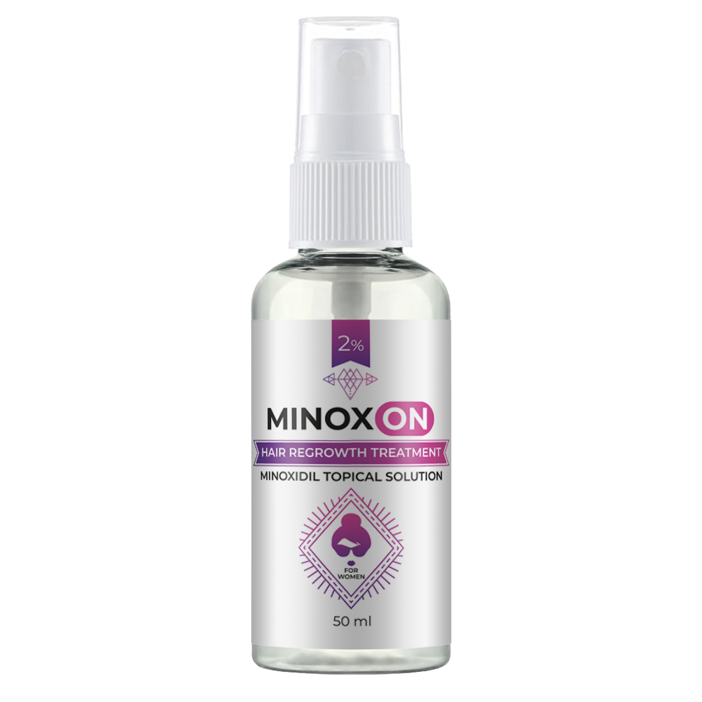 Жіночий лосьйон для росту волосся Minoxidil 2% Minoxon 50 мл Київ - фото 1