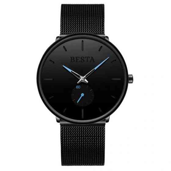 Чоловічий наручний годинник Besta Tower (Чорний) Вінниця