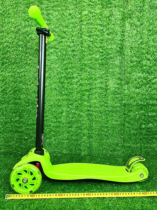 Самокат триколісний iTrike MAXI з підсвічуванням коліс Зелений (JR 3-003-G) Чернігів - фото 7