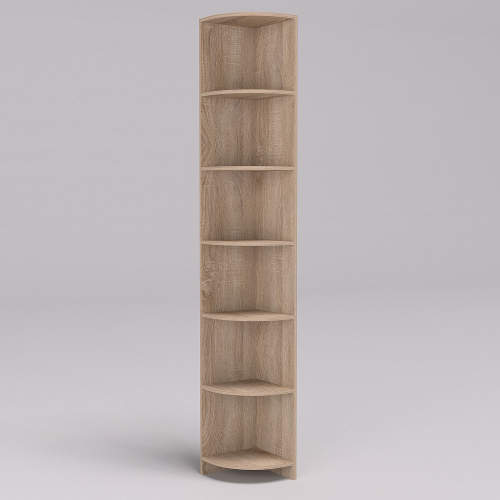 Тумба офісна, стелаж ОК-1 угловая, Дуб Сонома, 320/320/2100 Львів - фото 1