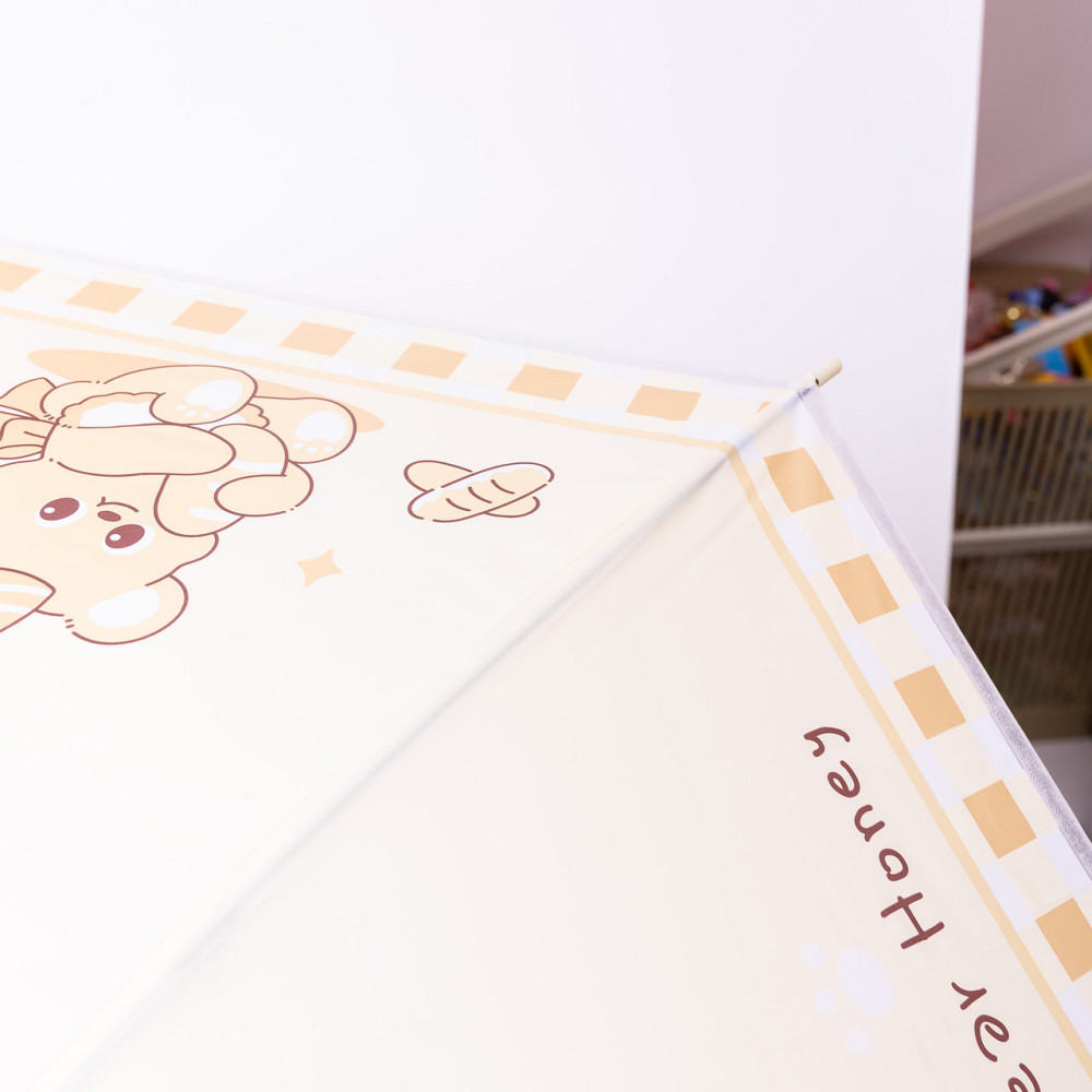 Дитячий жовтий зонт-трость полуавтомат 94 см Київ - фото 10