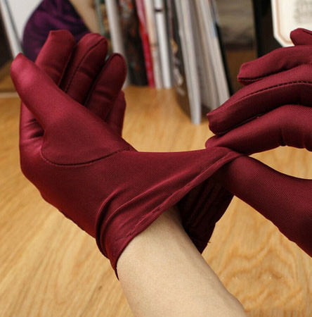 Рукавички для авто бордові жіночі Київ - фото 2