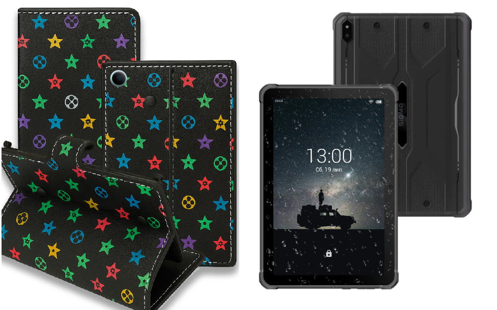 Книжка-трансформер для планшета Sigma mobile Tab A1035 Basic, колір Black Lyi Black Київ - фото 1