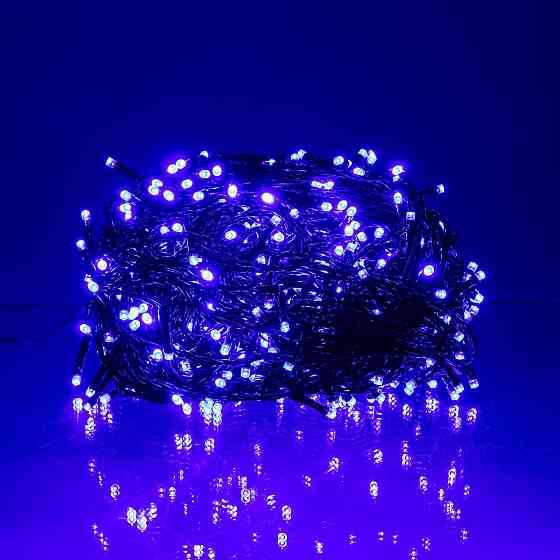 Гірлянда Різдвяна фея вулична 50 (м) 500 LED чорний провід Синій CF500L50MBBL Київ