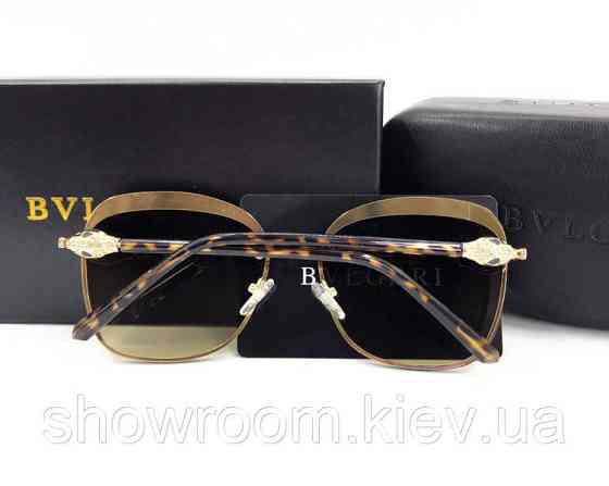 Женские брендовые солнцезащитные очки (0212) brown Киев
