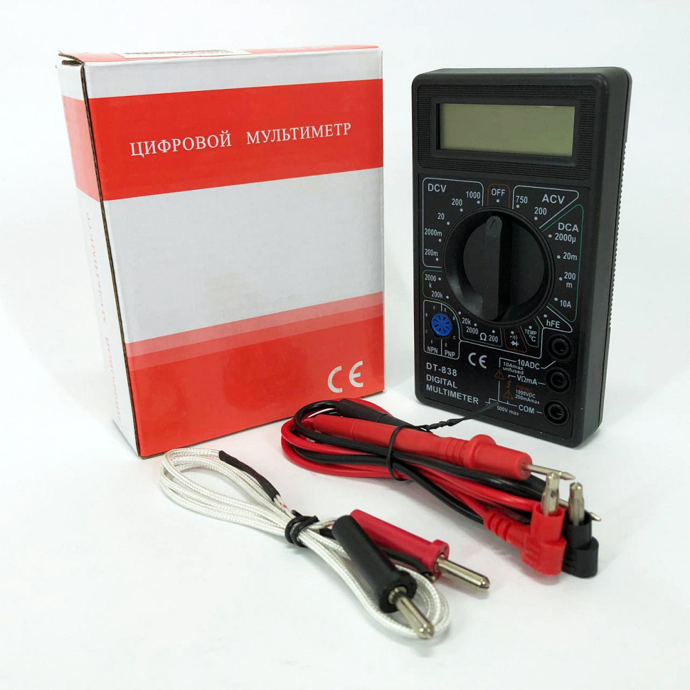 Якісний мультиметр DT-838, Тестер перевірки напруги, Мультиметр для електричних систем VY-48 Львів - фото 1