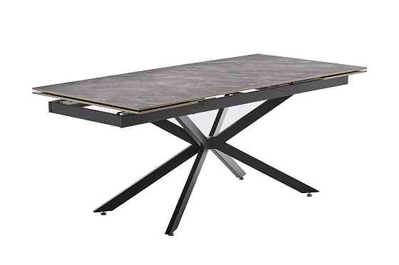 Стіл Магнум 180(+40+40)*90, чорн/керам Армані грей Київ