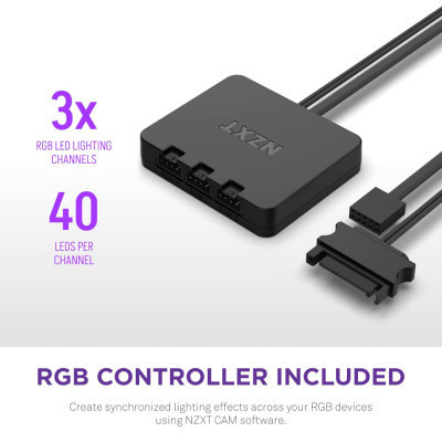 Кулер для корпуса NZXT F140RGB Duo (RF-D14SF-B1) Винница - изображение 5