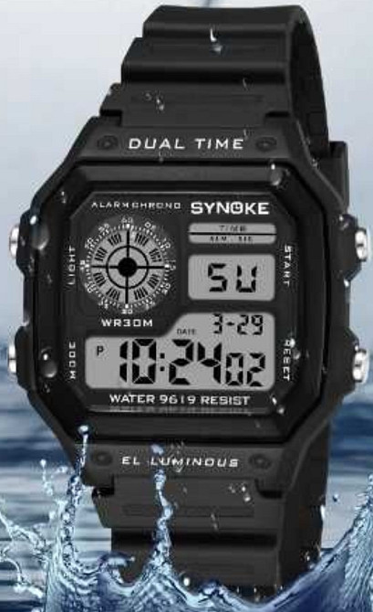 Годинник наручний SYNOKE чоловічий електронний. Київ - фото 1