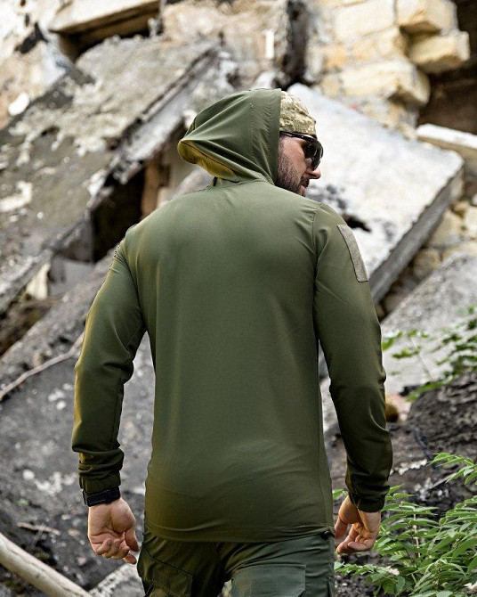 Облегченная тактическая куртка Cambodia олива ДЛ6232 Одесса - изображение 5