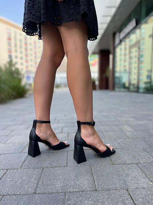 LIRIO Босоніжки жіночі чорні LIRIO L0305/8073-68 літні, натуральна шкіра / Модні босоніжки на п Коломия - фото 5