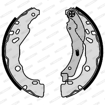 Гальмівні колодки FERODO FSB4160 Вінниця - фото 1