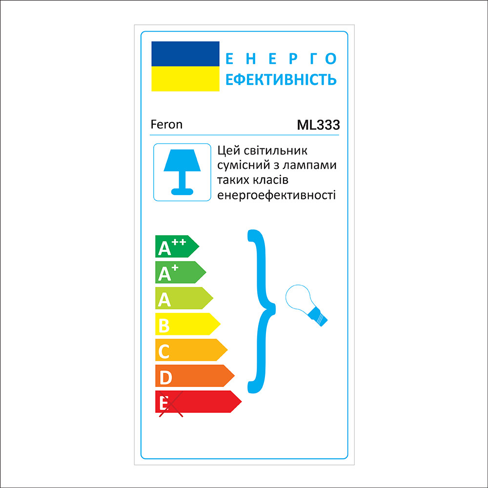 Трековий світильник Feron ML333 під лампу білий Харьков - изображение 2