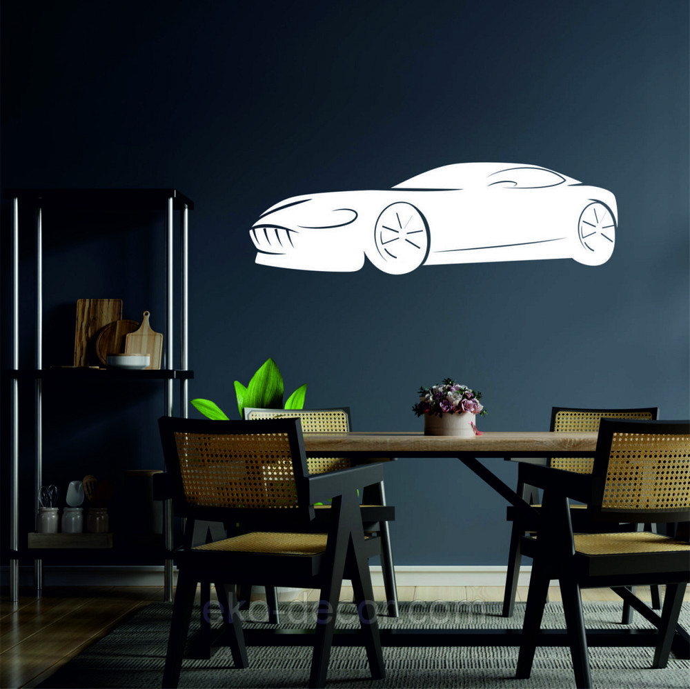 Декоративное настенное Панно «Автомобиль» Декор на стену 50*15 см, Белый Киев - изображение 10