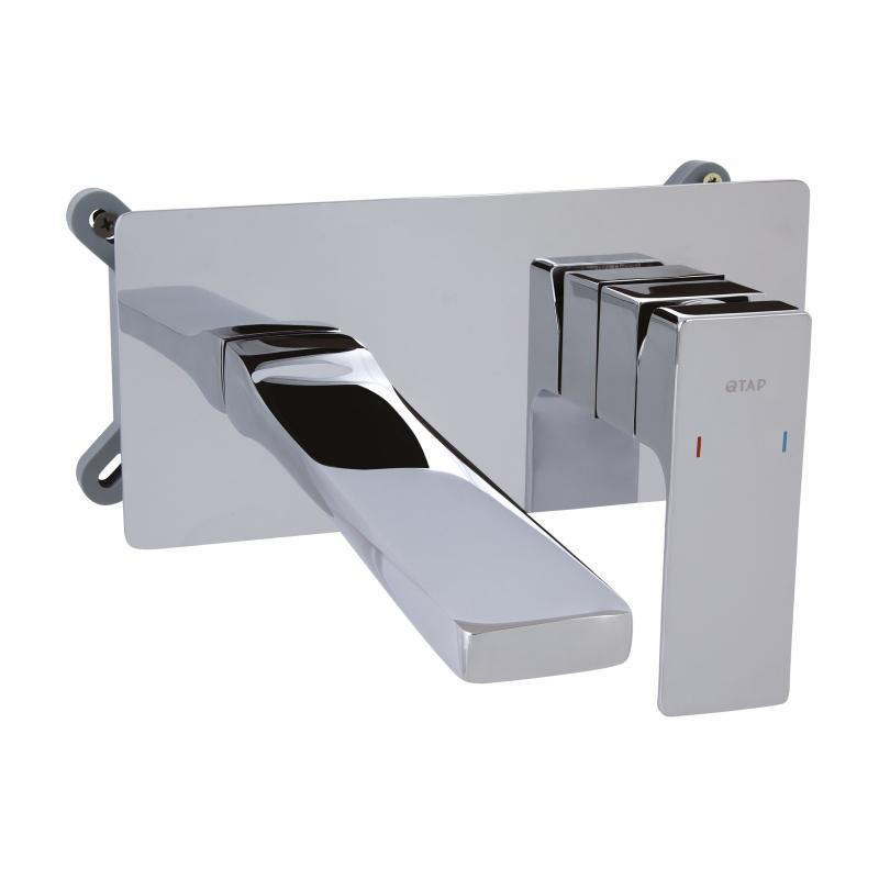 Смеситель для раковины Qtap Gemini скрытого монтажа QTGEM273CRM45693 Chrome Харьков - изображение 1
