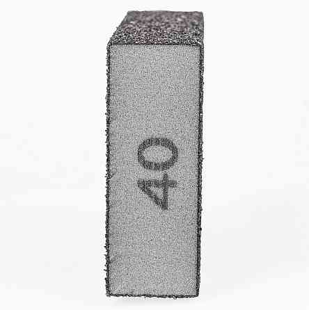 Губка шліфувальна чотиристороння 100×70×25мм P40 SIGMA (9130631) Рівне