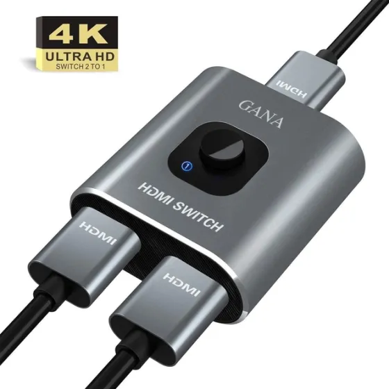 Сплітер GANA 4K HDMI Switch 2-in-1 Луцьк