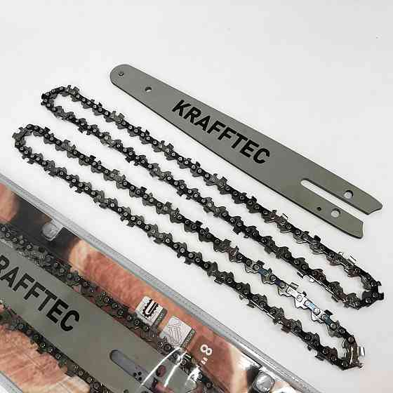 Комплект ланцюгів шини та аксесуари ланцюга 45 см + 2 цепи, Ланцюг для електропил, Ланцюги пильні ZK-21 Львів