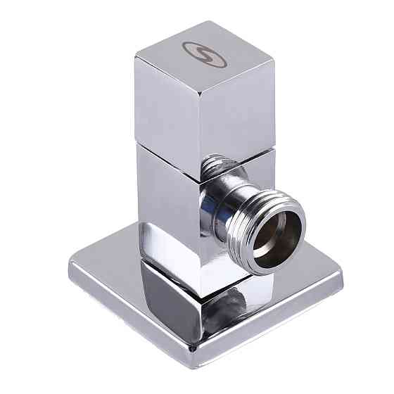 Кран напівобертовий кутовий SOLOMON 1/2″х3/4″ CUBE 7078 (000015032) Київ