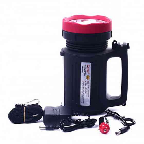 Ліхтар-прожектор світлодіодний акумуляторний Watton WT-350 ліхтарик з режимом PowerBank Кам'янець-Подільський