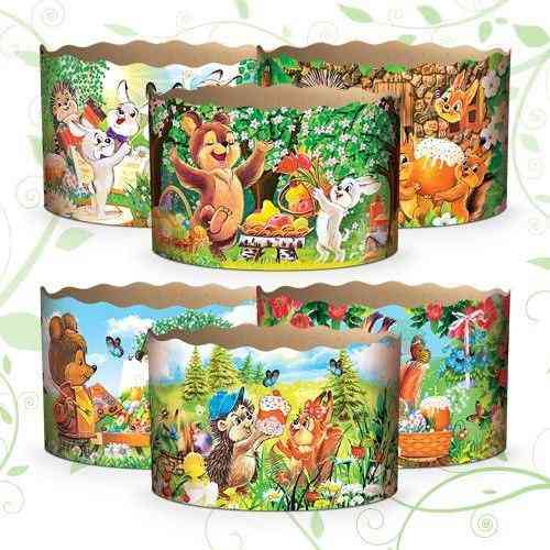 Форми паперові для куліча (85*130) Дитячі (400 г) (50 шт.) Харків