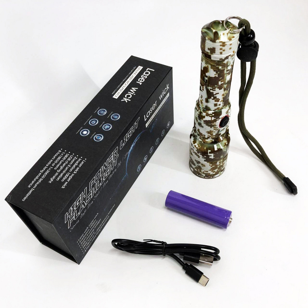 Потужний ліхтар для дому топ-ліхтарик PLD-AK132M, Світлодіодний ліхтар із тривалим часом світіння XY-59 Львів - фото 10