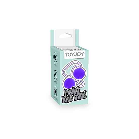Вагинальные шарики пластиковые фиолетовые Toy Joy Sex Aura Киев