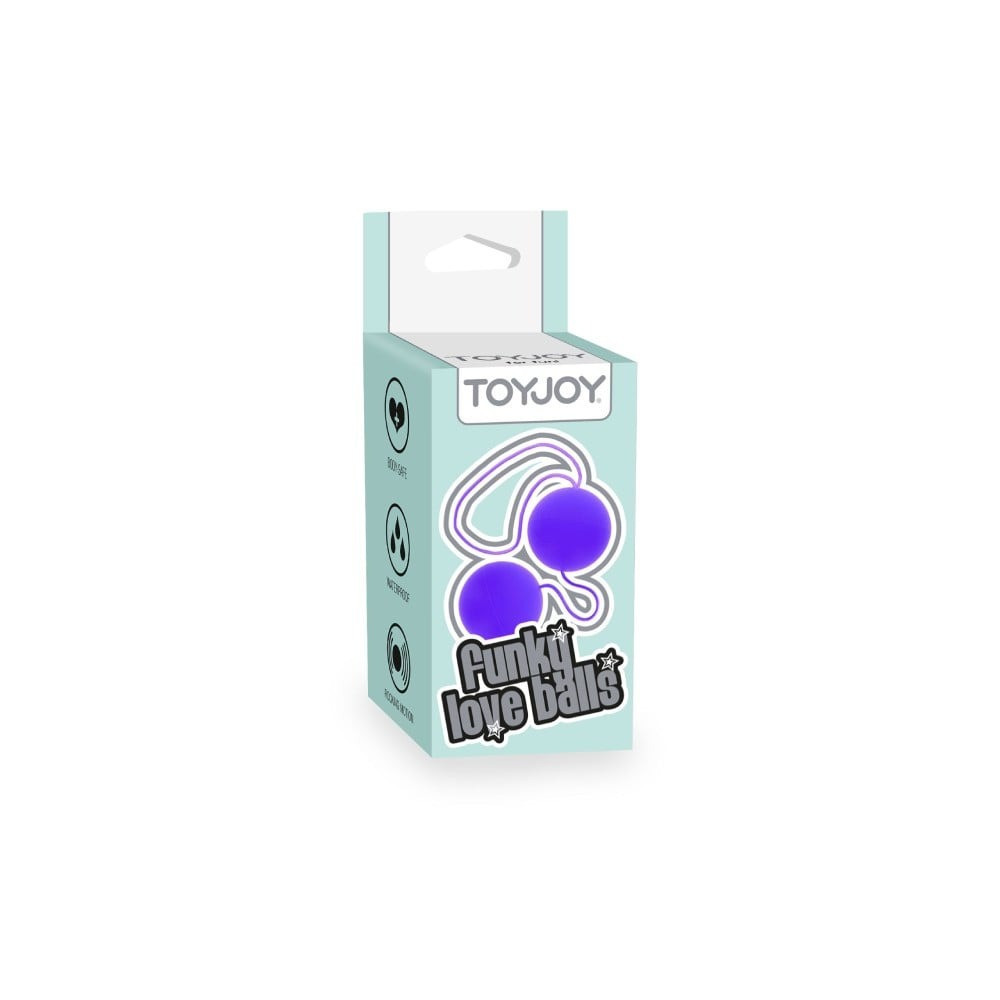 Вагинальные шарики пластиковые фиолетовые Toy Joy Sex Aura Киев - изображение 3