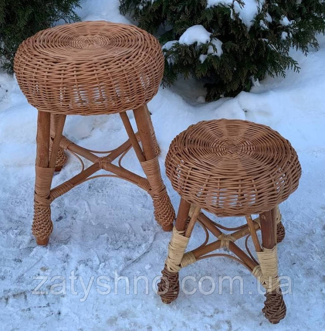 Табуретка плетеная разных размеров Киев - изображение 6