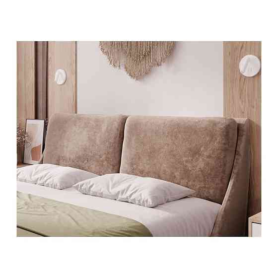 Ліжко BeatriceDesign Standart Oslo Wood на дерев'яних ніжках 180x200 мокко Київ