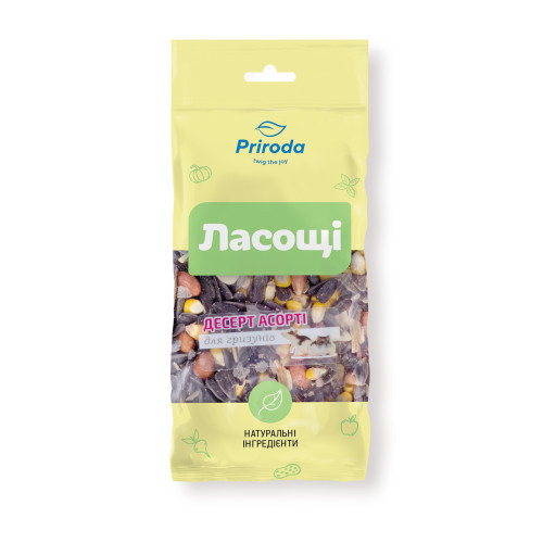 Ласощі Природа Десерт Асорті для гризунів 100 г Київ - фото 1