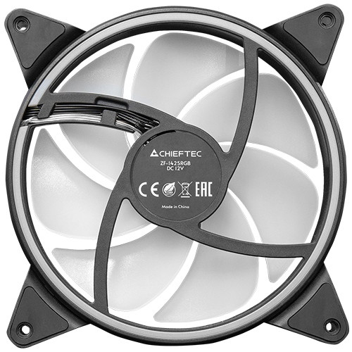 Вентилятор для корпуса 140mm Chieftec ZF-1425RGB PWM Винница - изображение 2