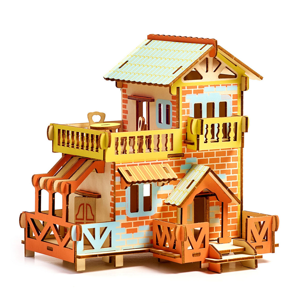 Дерев'яні 3D пазли . Тривимірний конструктор-головоломка 18 см * 17.5 см * 19 см Кам'янець-Подільський - фото 2