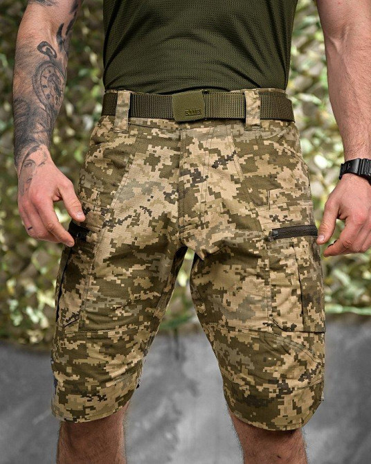 Тактичні шорти PREMIUM піксель ДЛ7039 Одеса - фото 2