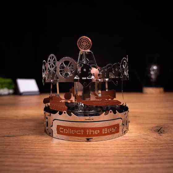 Колекційна модель-конструктор Metal Time Riding the Best Карусель механічна (MT042) Харків